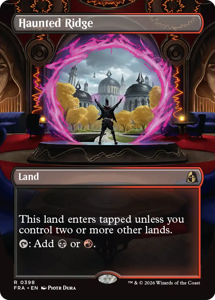 Haunted Ridge (Borderless) [Reality Fracture] | Gate City Games LLC