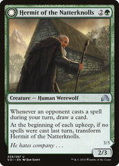Hermit of the Natterknolls // Lone Wolf of the Natterknolls [Shadows over Innistrad] | Gate City Games LLC