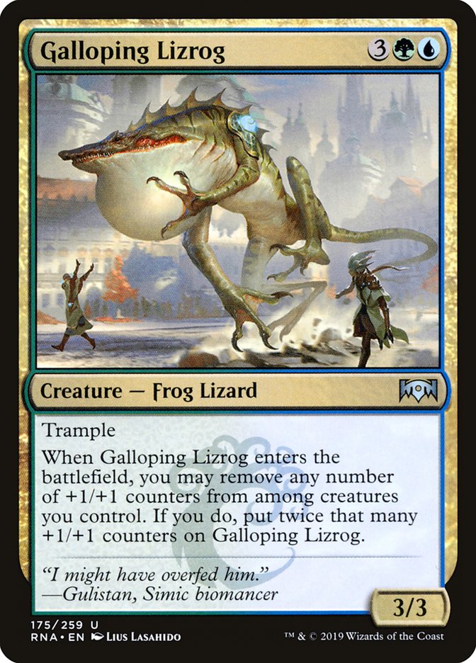 Galloping Lizrog [Ravnica Allegiance] | Gate City Games LLC