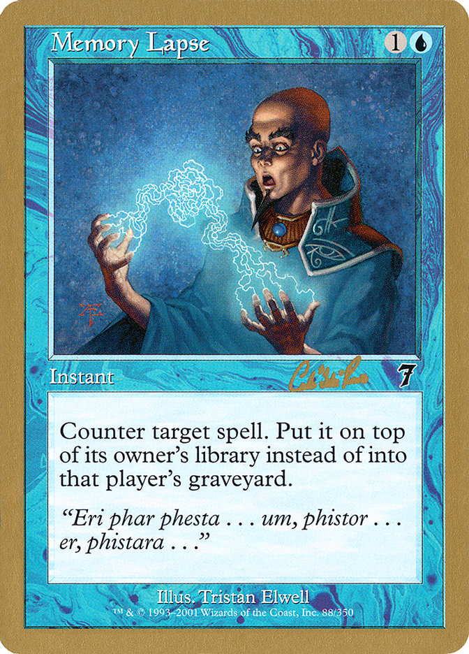 Memory Lapse (Carlos Romao) [World Championship Decks 2002] | Gate City Games LLC