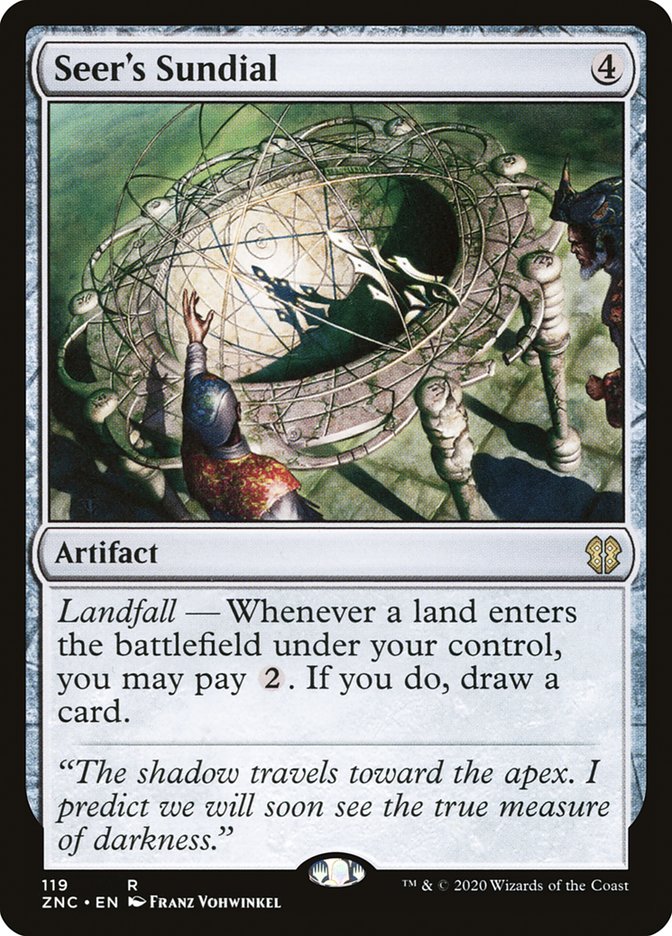 Seer's Sundial [Zendikar Rising Commander] | Gate City Games LLC