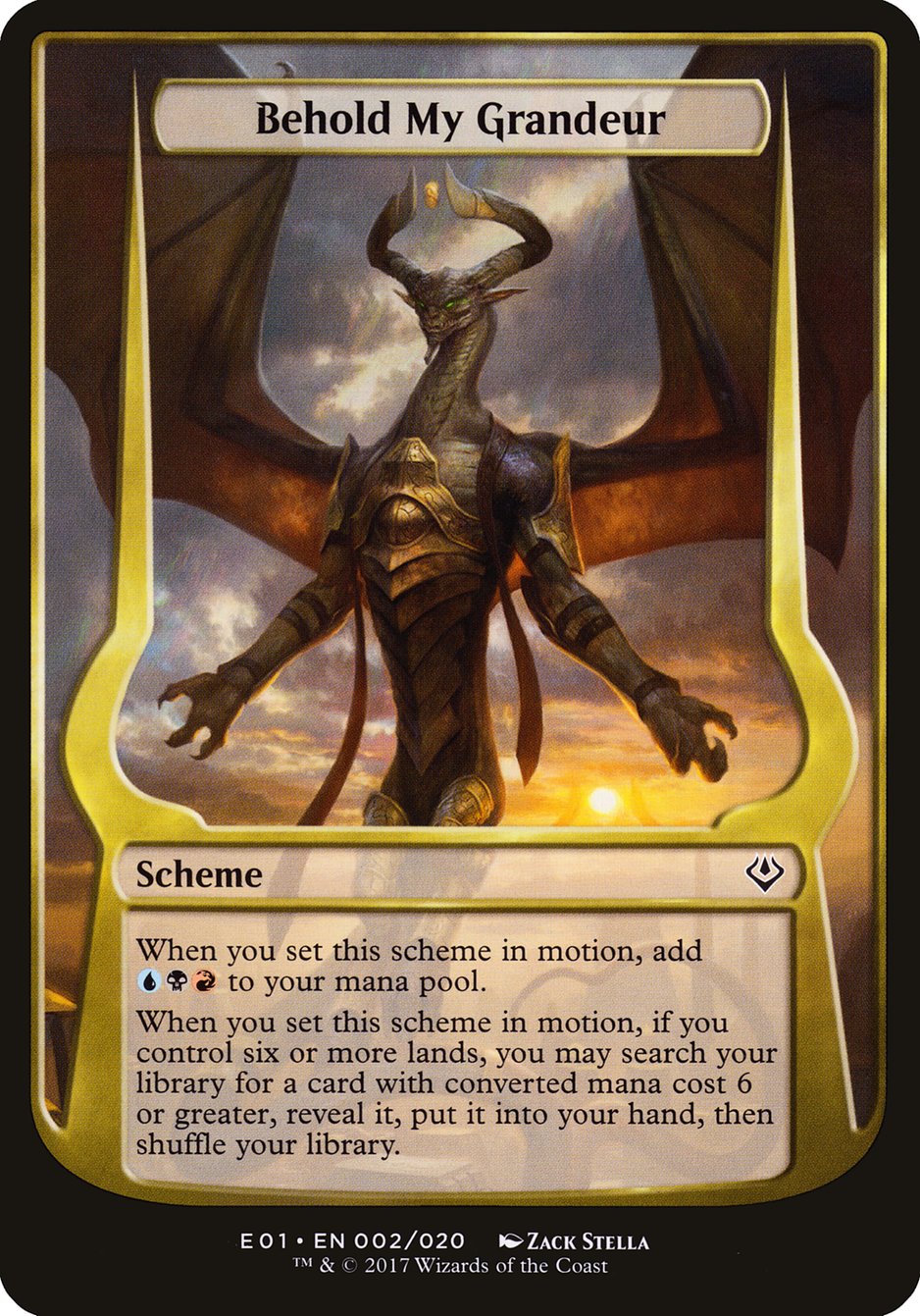 Behold My Grandeur (Schemes) [Archenemy: Nicol Bolas Schemes] | Gate City Games LLC