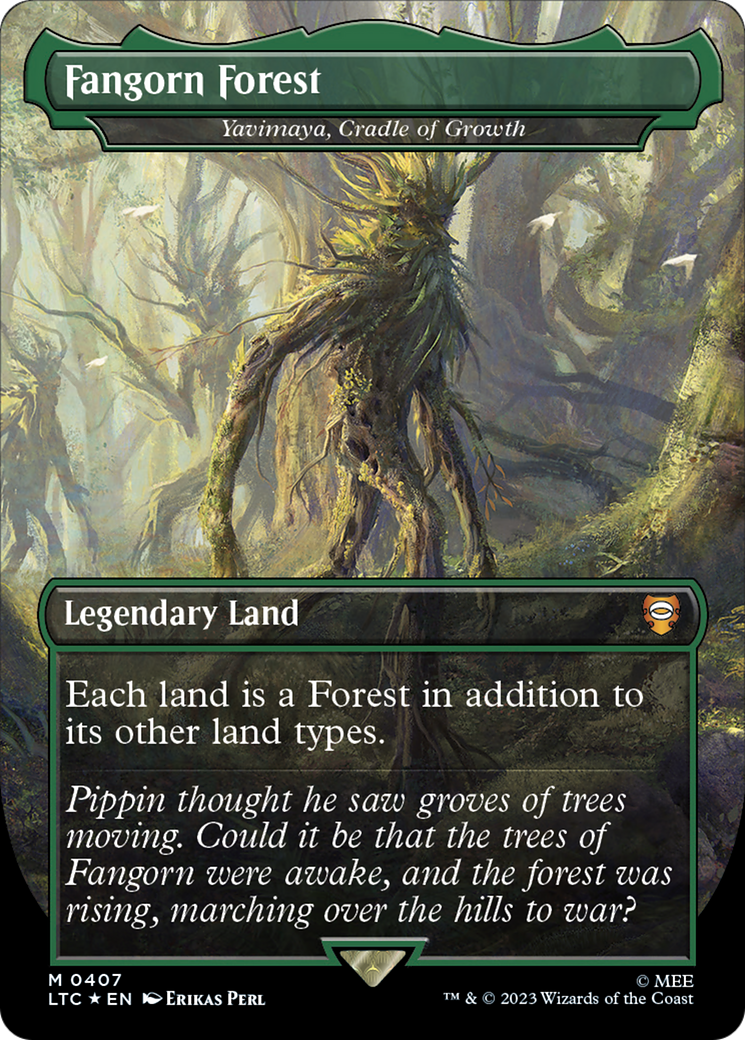 Fangorn Forest - Yavimaya, Cradle of Growth (Surge Foil Realms and Relics) [The Lord of the Rings: Tales of Middle-Earth Commander] | Gate City Games LLC
