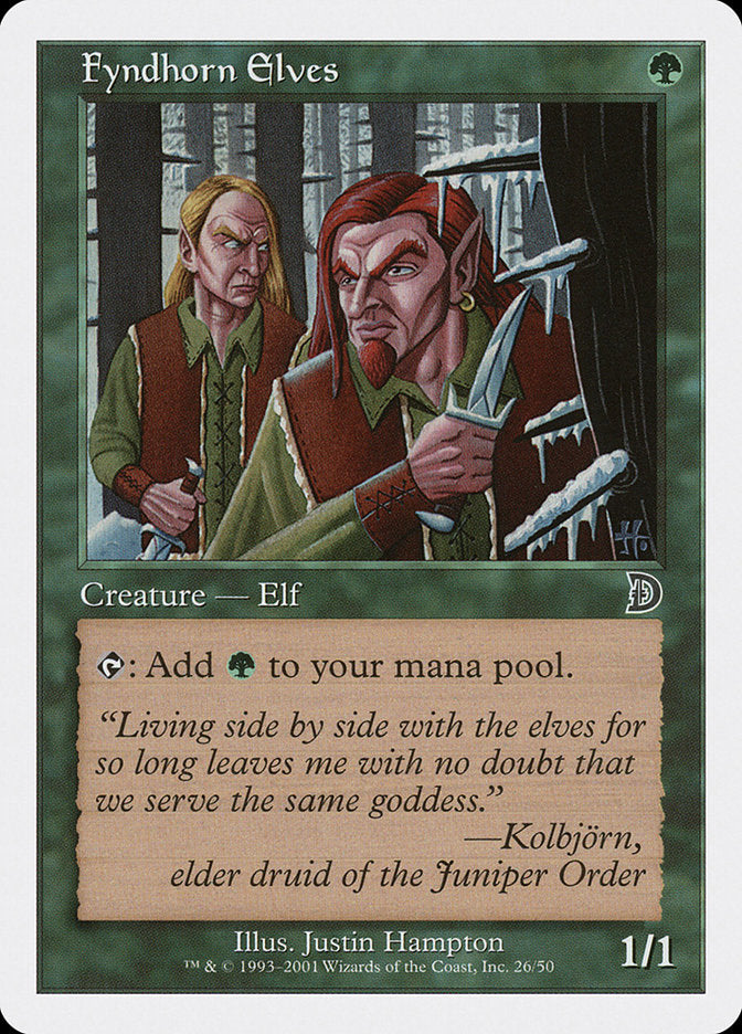Fyndhorn Elves [Deckmasters] | Gate City Games LLC