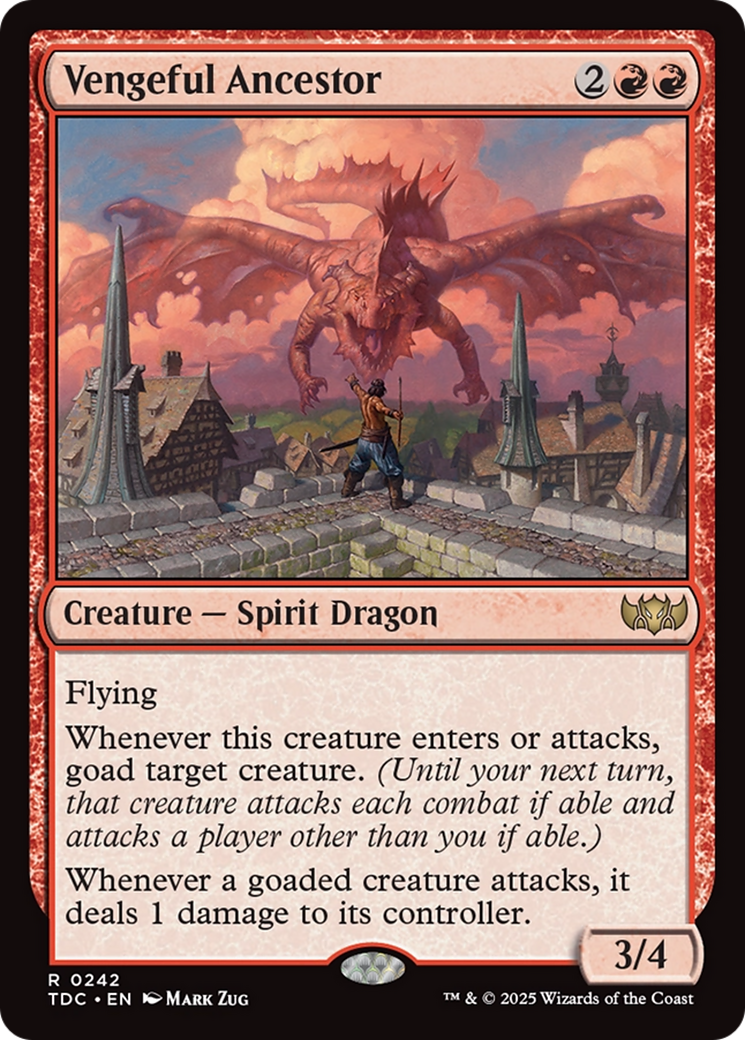 Vengeful Ancestor [Tarkir: Dragonstorm Commander] | Gate City Games LLC