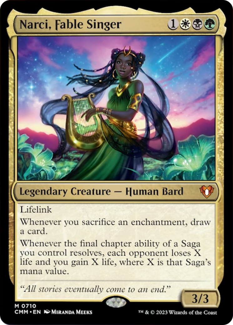 Narci, Fable Singer [Commander Masters] | Gate City Games LLC