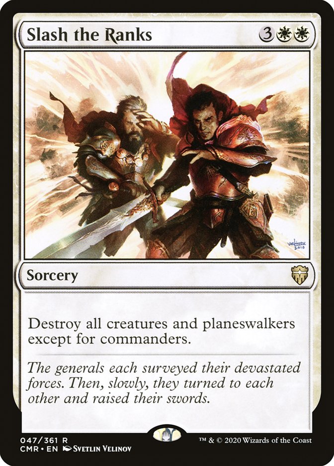 Slash the Ranks [Commander Legends] | Gate City Games LLC