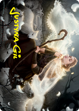Ancestor's Embrace Art Card (Gold-Stamped Signature) [Innistrad: Crimson Vow Art Series] | Gate City Games LLC