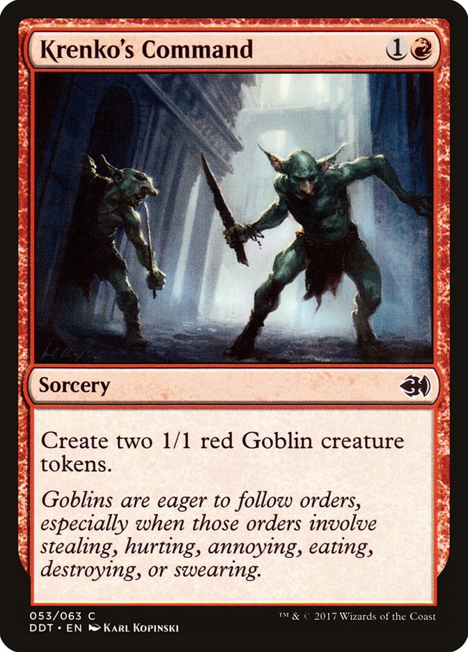 Krenko's Command [Duel Decks: Merfolk vs. Goblins] | Gate City Games LLC