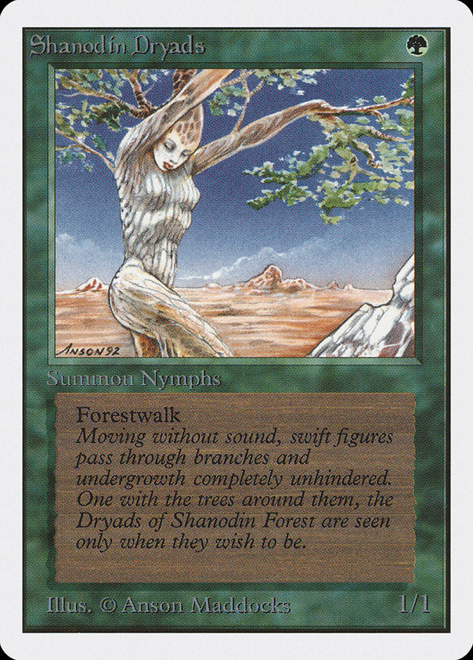 Shanodin Dryads [Unlimited Edition] | Gate City Games LLC
