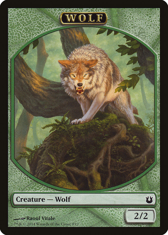 Wolf Token [Born of the Gods Tokens] | Gate City Games LLC