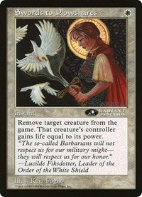 Swords to Plowshares (Oversized) [Oversize Cards] | Gate City Games LLC