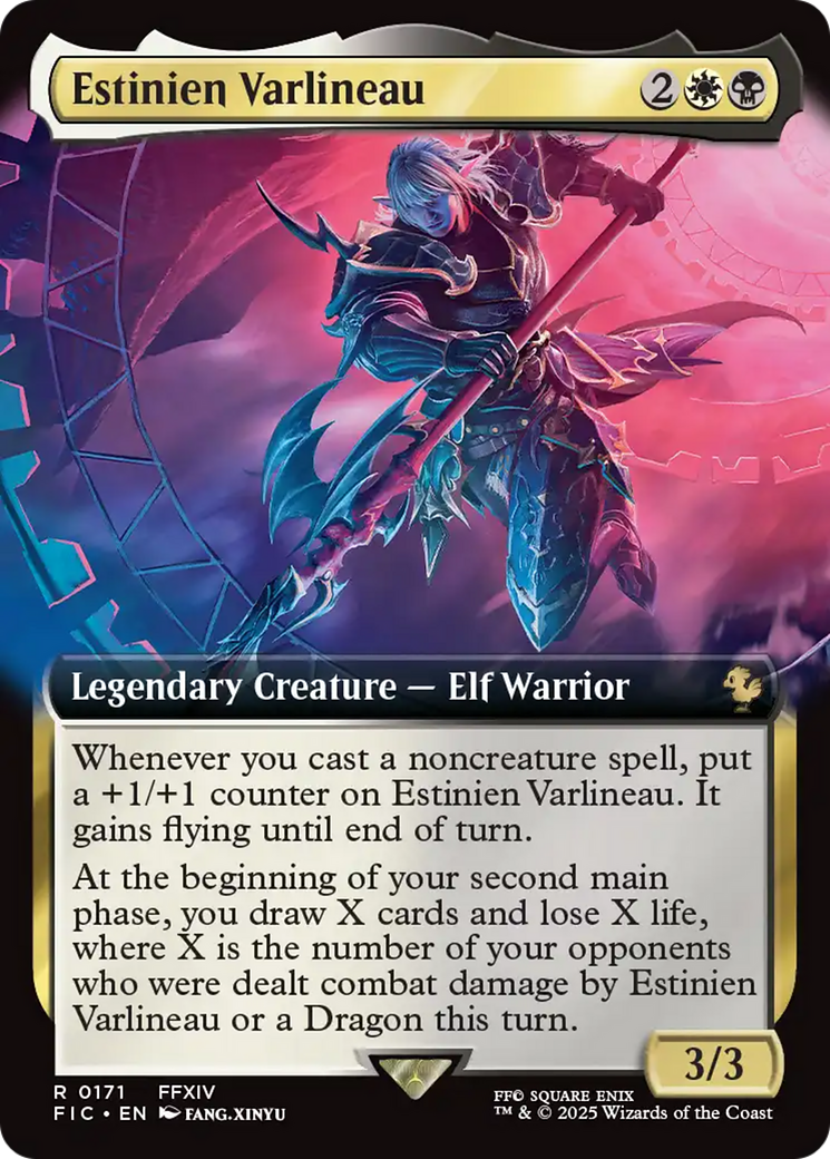 Estinien Varlineau (Extended Art) [FINAL FANTASY Commander] | Gate City Games LLC