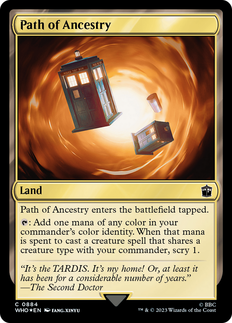 Path of Ancestry (Surge Foil) [Doctor Who] | Gate City Games LLC