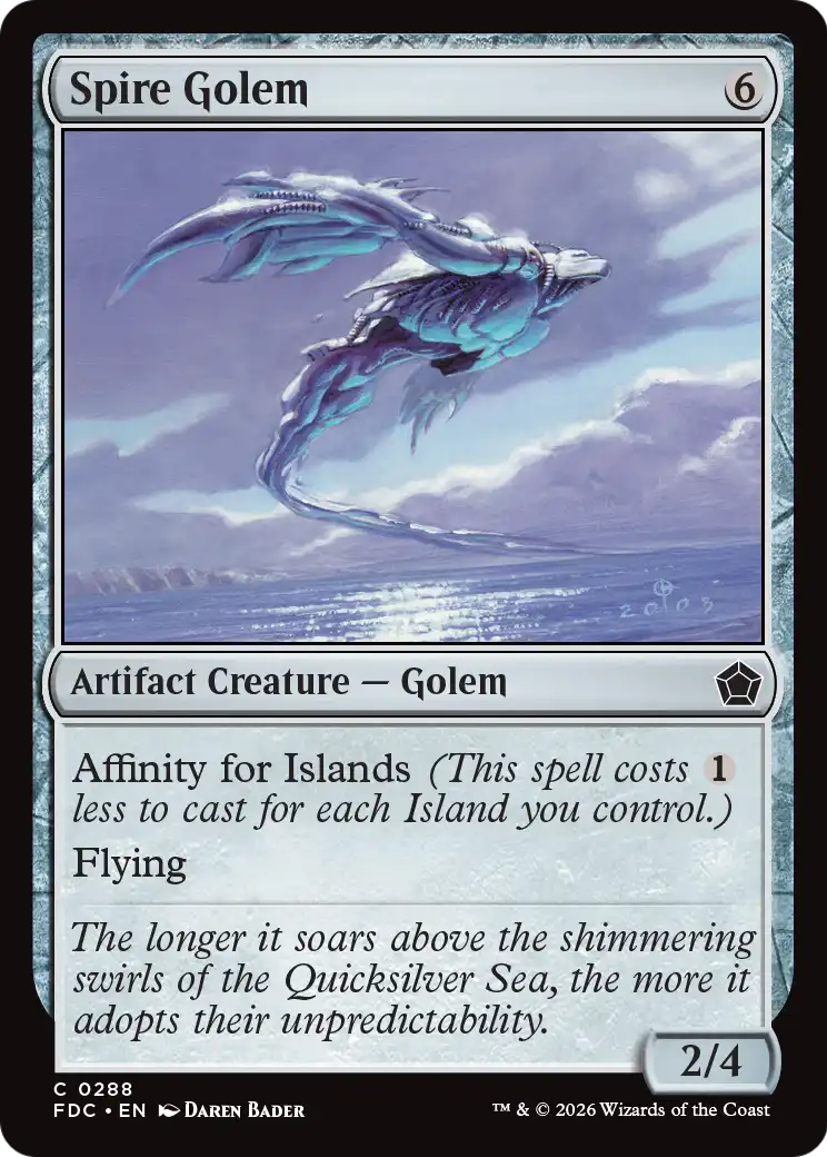 Spire Golem [Foundations Commander] | Gate City Games LLC
