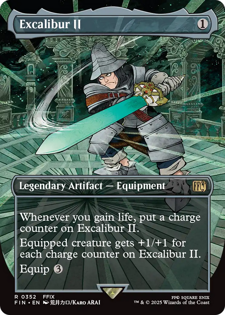 Excalibur II (Borderless) [FINAL FANTASY] | Gate City Games LLC