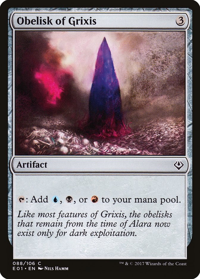 Obelisk of Grixis [Archenemy: Nicol Bolas] | Gate City Games LLC