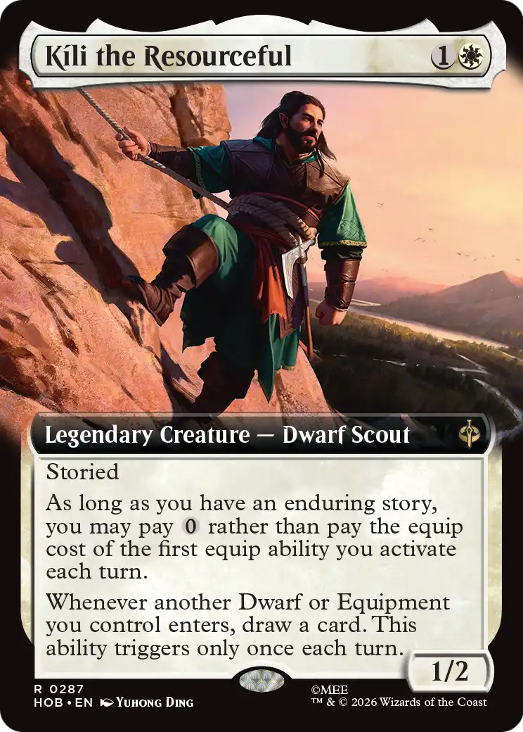 Kili the Resourceful (Extended Art) [The Hobbit] | Gate City Games LLC