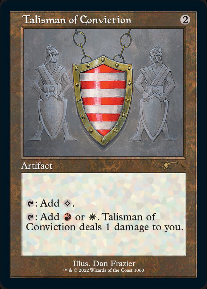 Talisman of Conviction (Foil Etched) [Secret Lair Drop Series] | Gate City Games LLC