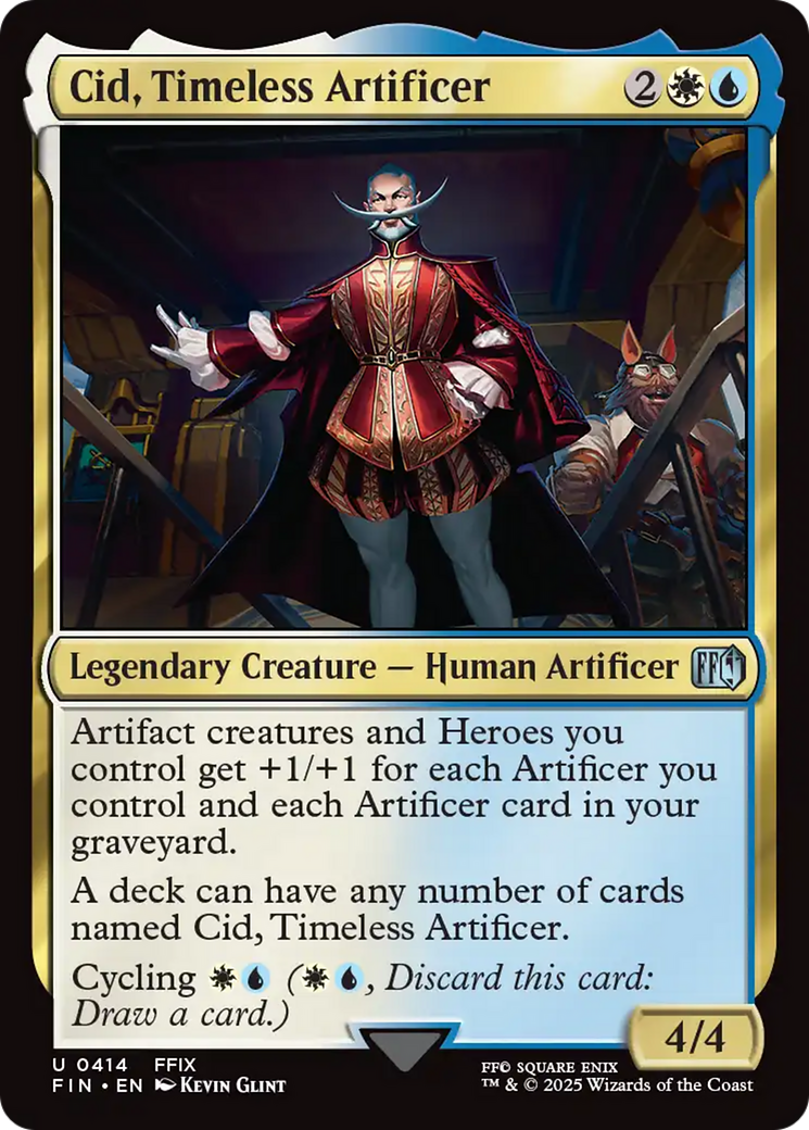 Cid, Timeless Artificer (0414) [FINAL FANTASY] | Gate City Games LLC