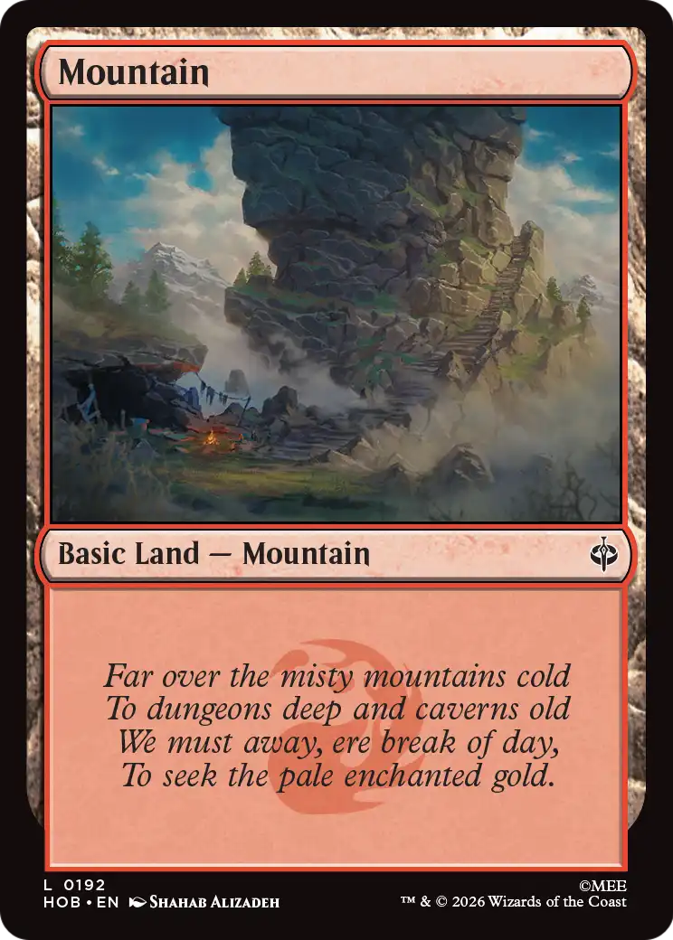 Mountain (0192) [The Hobbit] | Gate City Games LLC