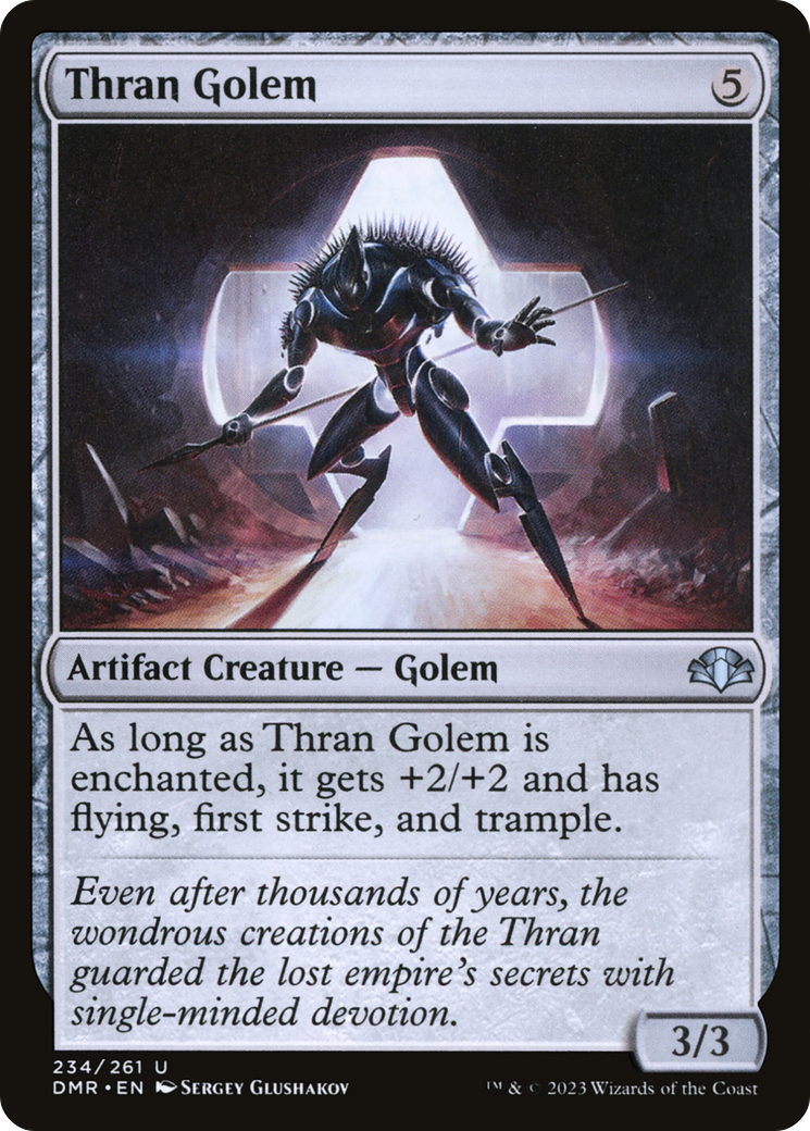 Thran Golem [Dominaria Remastered] | Gate City Games LLC