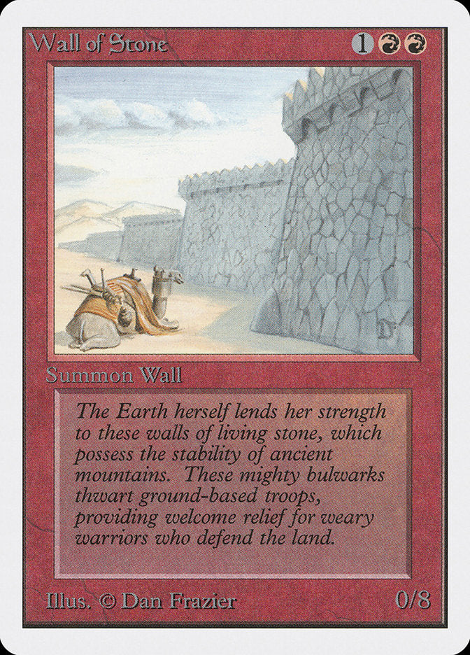 Wall of Stone [Unlimited Edition] | Gate City Games LLC