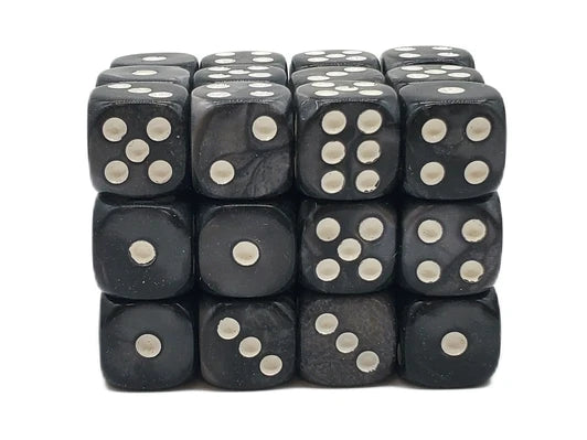 Old School 36ct 12mm D6 Dice Set: Pearl Drop | Gate City Games LLC