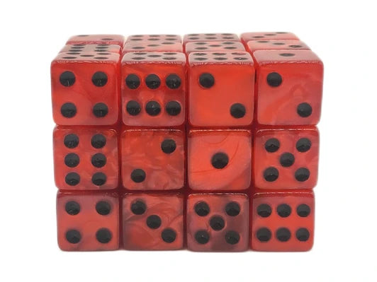 Old School 36ct 12mm D6 Dice Set: Pearl Drop | Gate City Games LLC