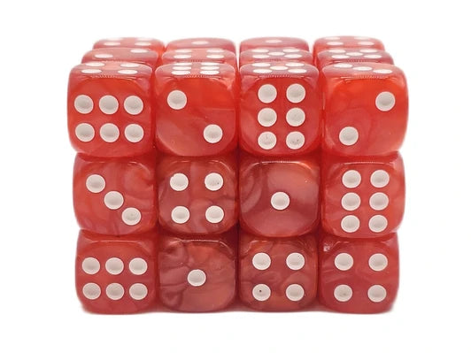 Old School 36ct 12mm D6 Dice Set: Pearl Drop | Gate City Games LLC