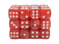 Old School 36ct 12mm D6 Dice Set: Pearl Drop | Gate City Games LLC
