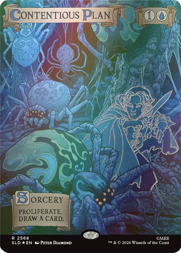 Contentious Plan (Out Of Sight Foil) [Secret Lair Drop Series] | Gate City Games LLC