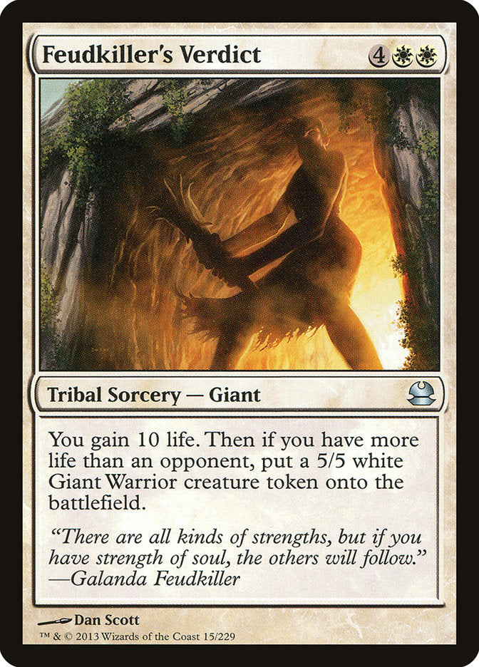 Feudkiller's Verdict [Modern Masters] | Gate City Games LLC