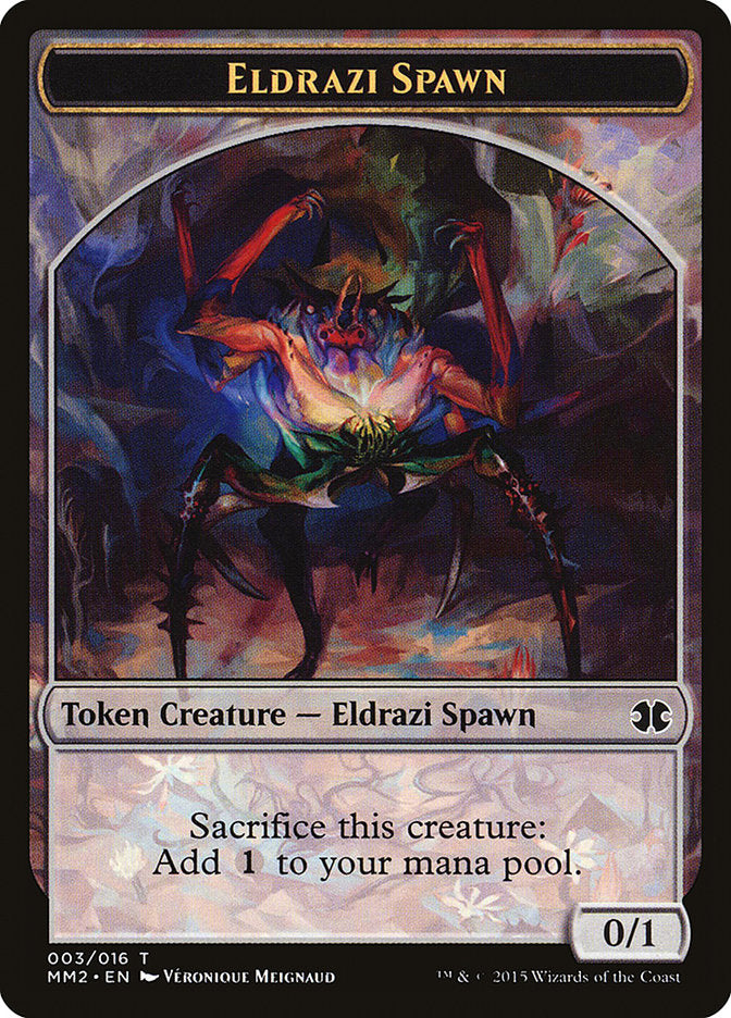 Eldrazi Spawn Token (003/016) [Modern Masters 2015 Tokens] | Gate City Games LLC