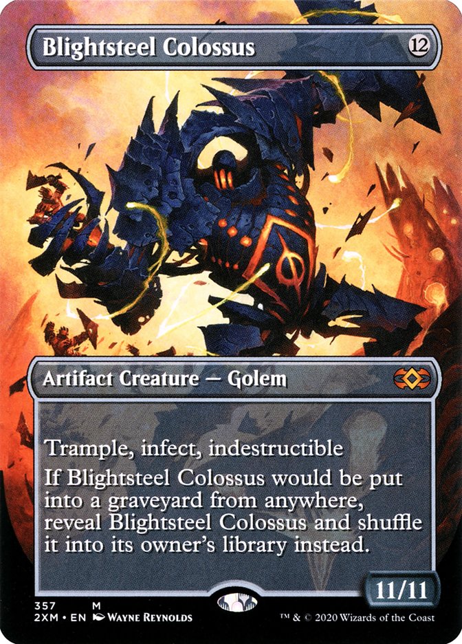 Blightsteel Colossus (Toppers) [Double Masters] | Gate City Games LLC