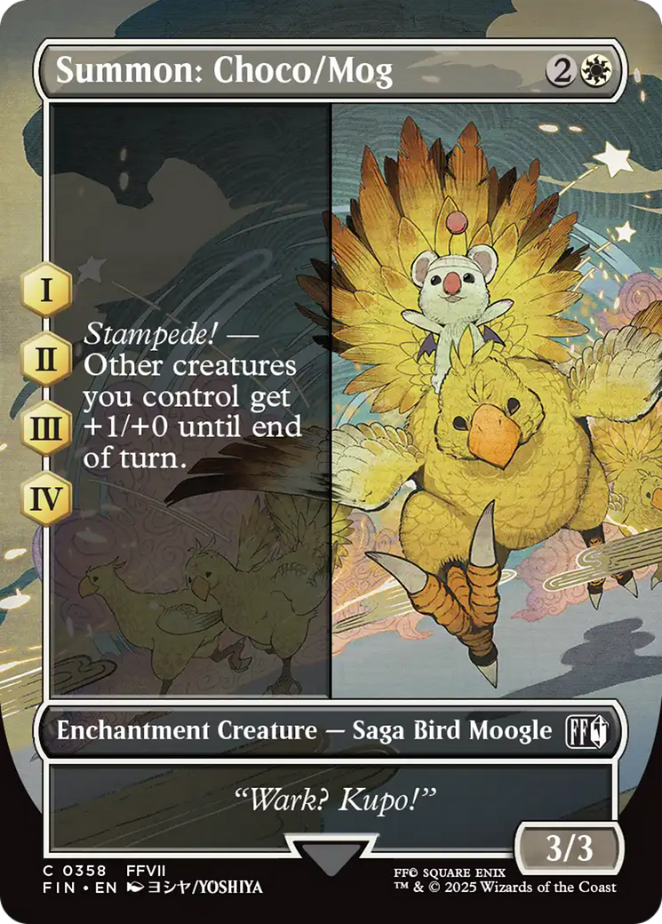 Summon: Choco/Mog (Borderless) [FINAL FANTASY] | Gate City Games LLC