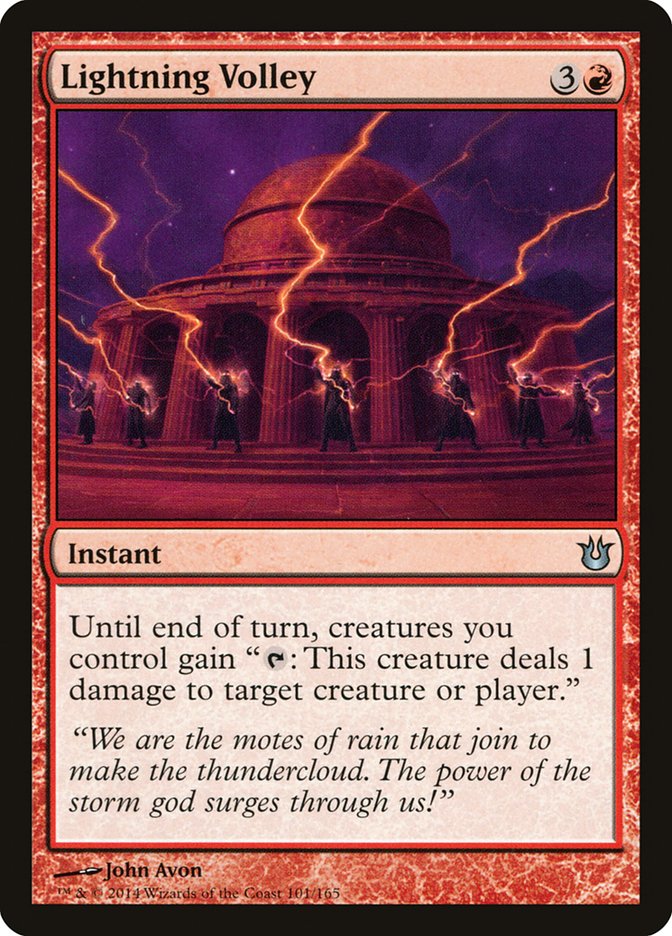 Lightning Volley [Born of the Gods] | Gate City Games LLC