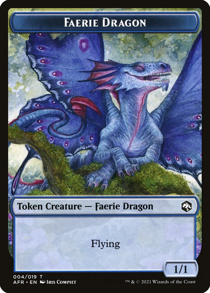 Faerie Dragon Token [Dungeons & Dragons: Adventures in the Forgotten Realms Tokens] | Gate City Games LLC