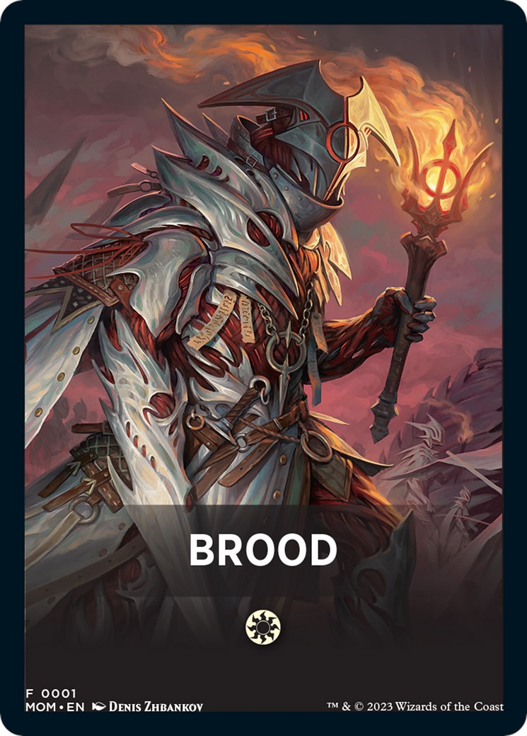 Brood Theme Card [March of the Machine Tokens] | Gate City Games LLC