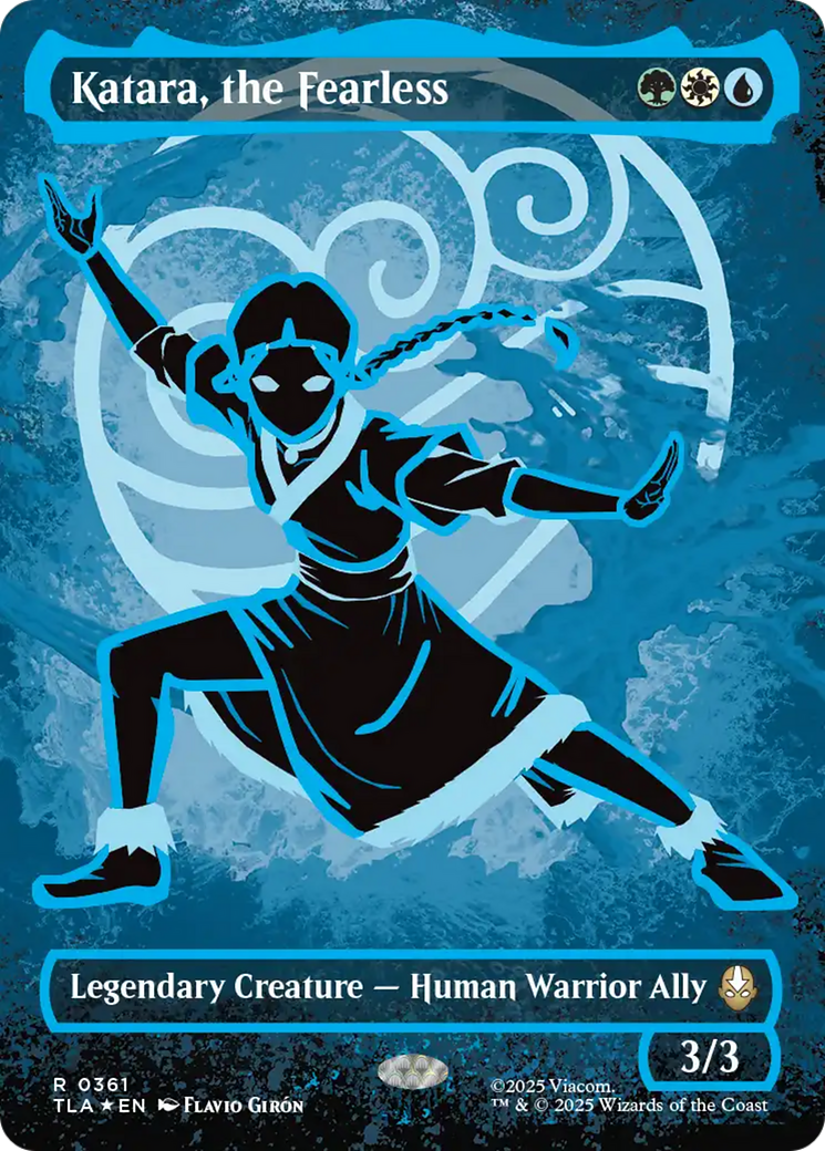 Katara, the Fearless (Borderless Battle Pose) [Avatar: The Last Airbender] | Gate City Games LLC