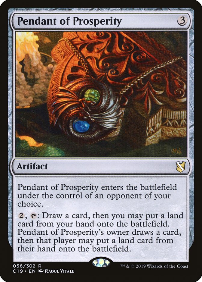 Pendant of Prosperity [Commander 2019] | Gate City Games LLC