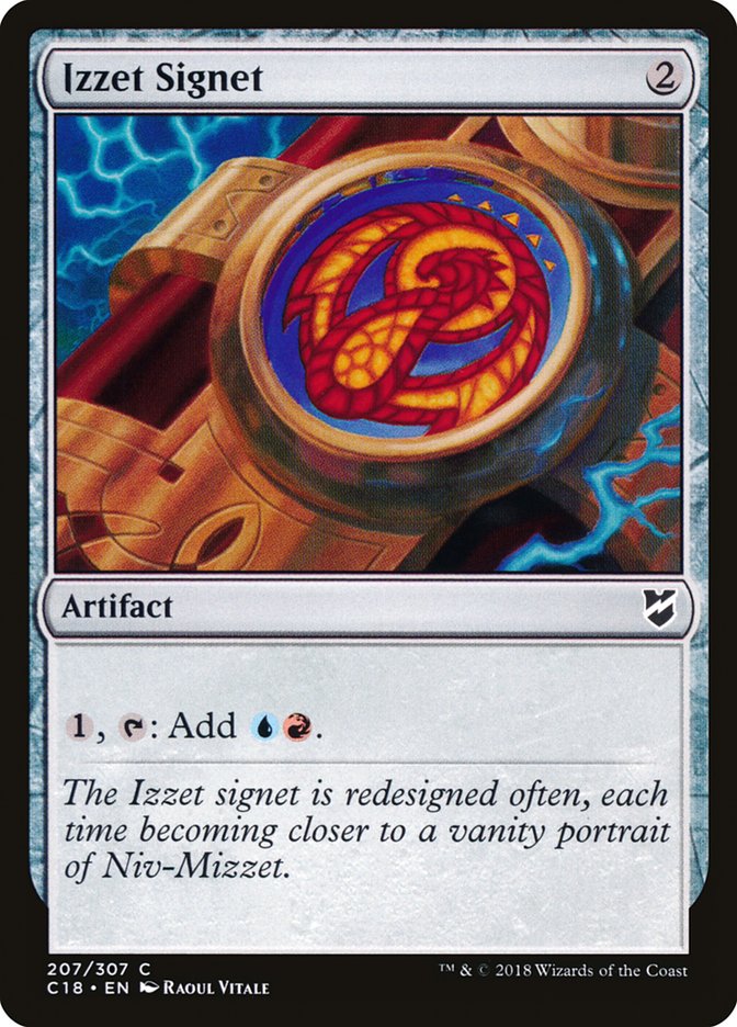 Izzet Signet [Commander 2018] | Gate City Games LLC