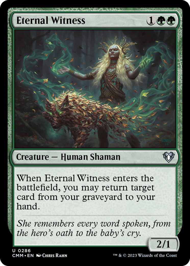 Eternal Witness [Commander Masters] | Gate City Games LLC