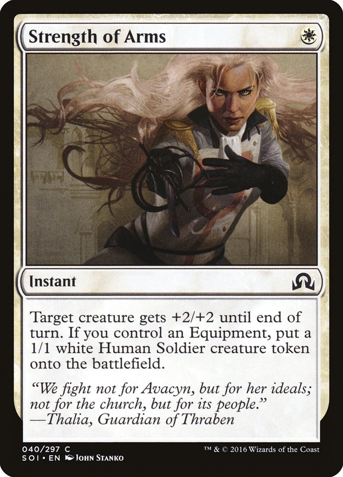 Strength of Arms [Shadows over Innistrad] | Gate City Games LLC
