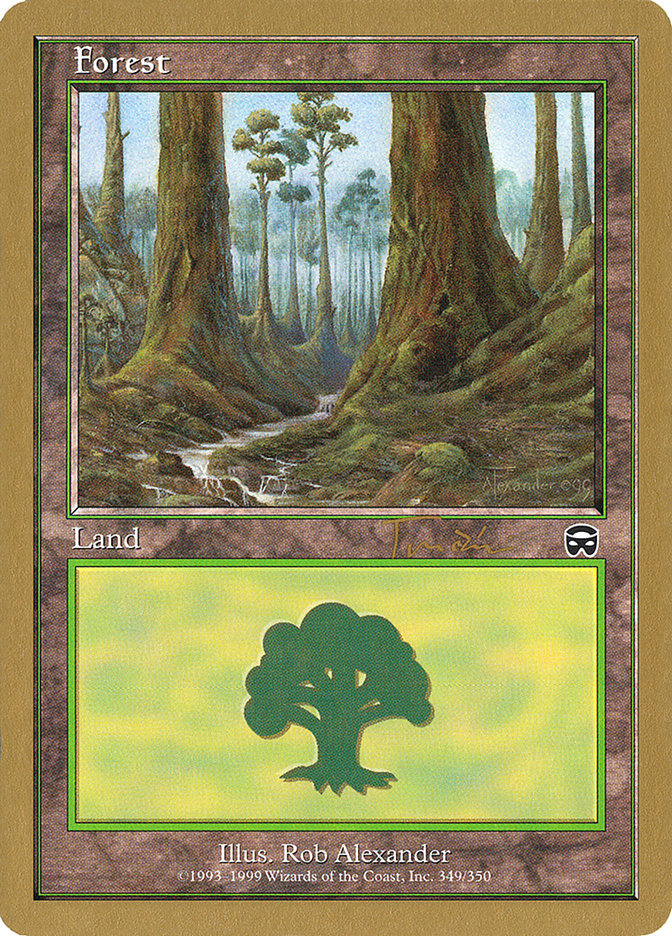 Forest (jt349) (Jan Tomcani) [World Championship Decks 2001] | Gate City Games LLC