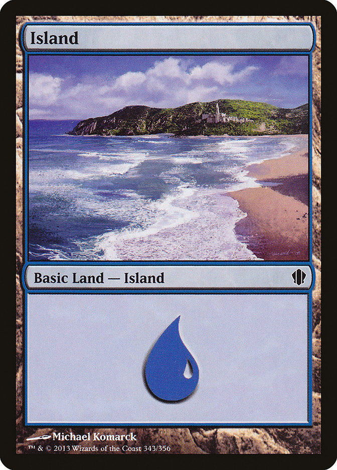 Island (343) [Commander 2013] | Gate City Games LLC