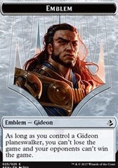 Gideon of the Trials Emblem // Zombie Double-Sided Token [Amonkhet Tokens] | Gate City Games LLC