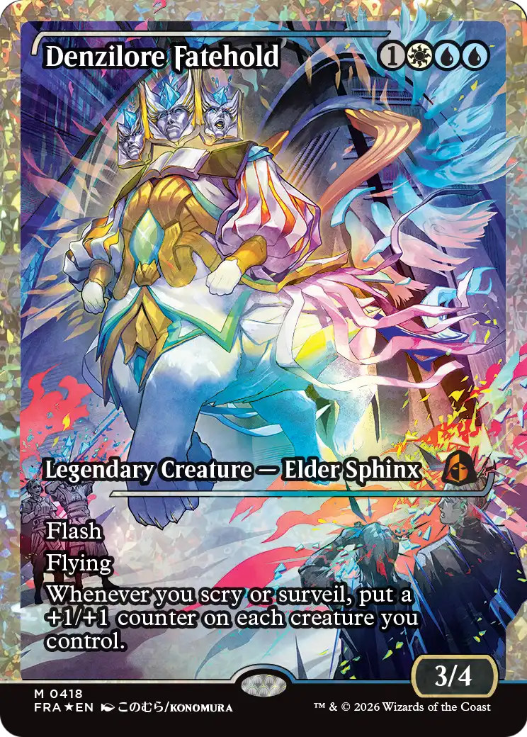 Denzilore Fatehold (Showcase) (Fracture Foil) (0418) [Reality Fracture] | Gate City Games LLC