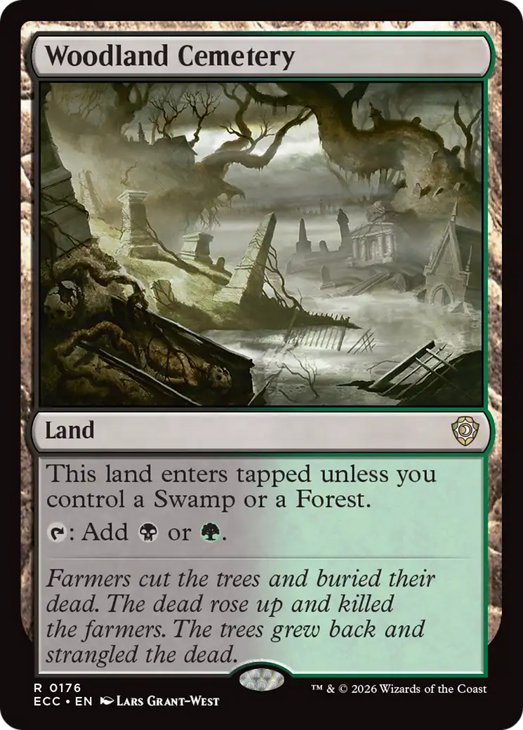 Woodland Cemetery [Lorwyn Eclipsed Commander] | Gate City Games LLC