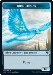 Bird Illusion // Beast (011) Double-Sided Token [Commander 2020 Tokens] | Gate City Games LLC